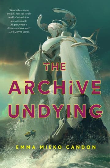 The cover for The Archive Undying by Emma Mieko Candon